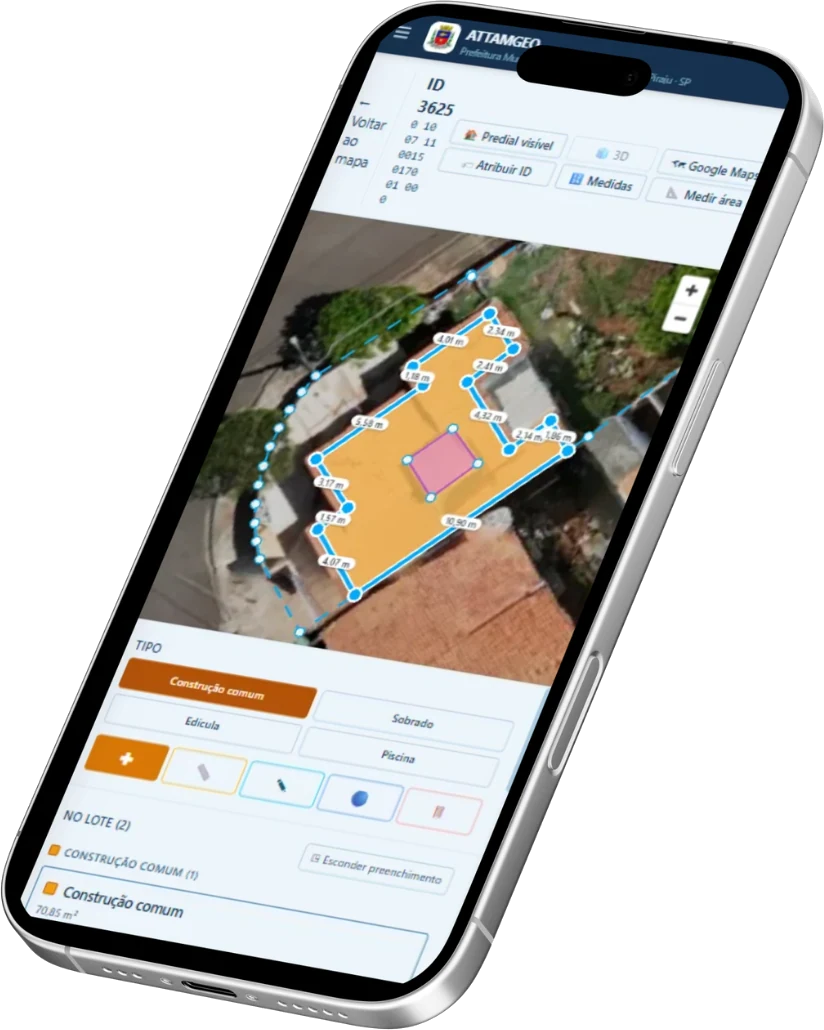 A plataforma aberta no navegador de um celular
